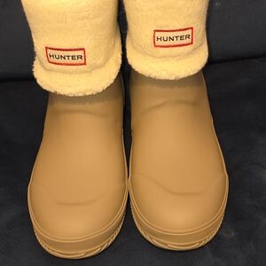 Hunter Tan Winter & Rain Boots